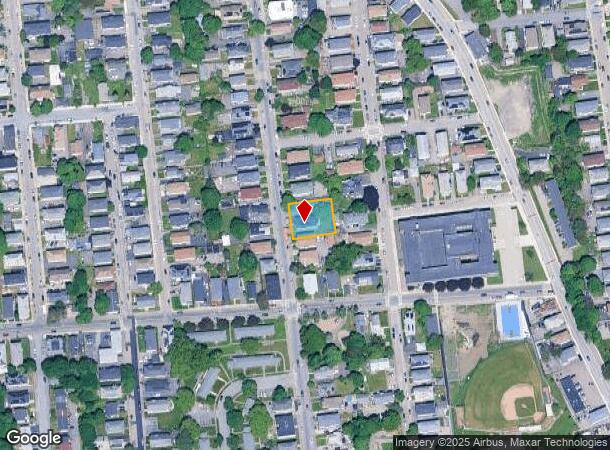  61 Houghton St, Worcester, MA Parcel Map