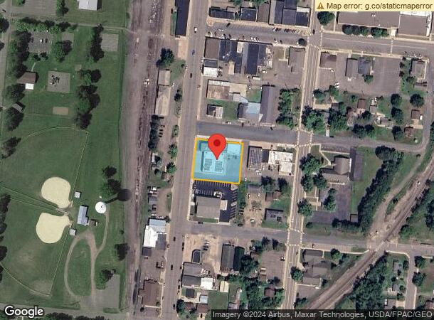  102 1St St Se, Hinckley, MN Parcel Map