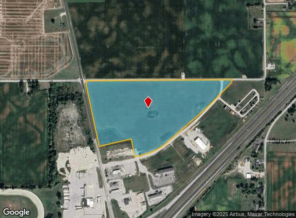  80 E Wall Rd, Warren, IN Parcel Map