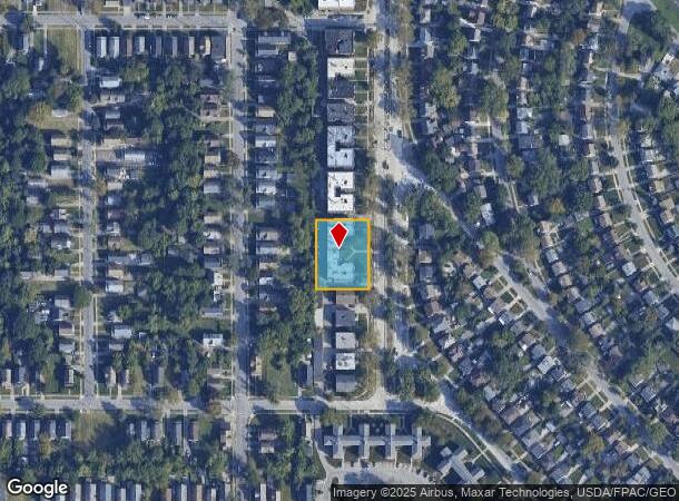  3016 S Moreland Blvd, Cleveland, OH Parcel Map