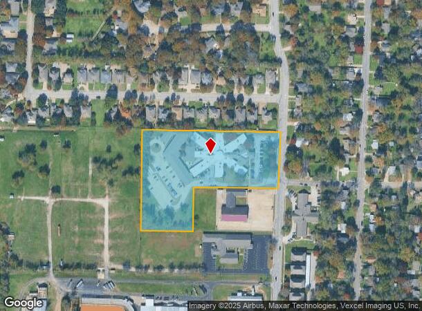 2229 N Carroll Blvd, Denton, TX Parcel Map