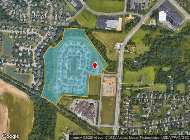 602 Redbud Rd, Pickerington, OH Parcel Map