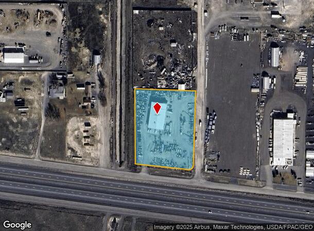 13558 N Frontage Rd E, Moses Lake, WA Parcel Map