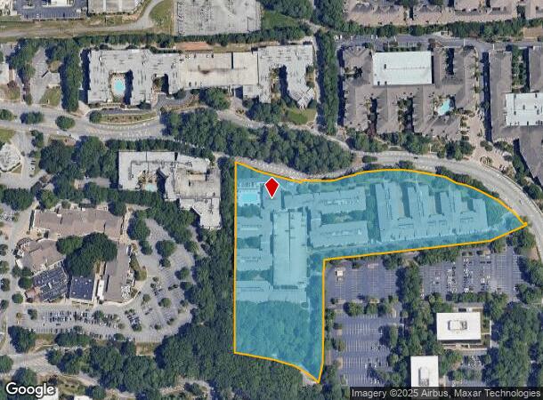  31 Perimeter Ctr E, Atlanta, GA Parcel Map