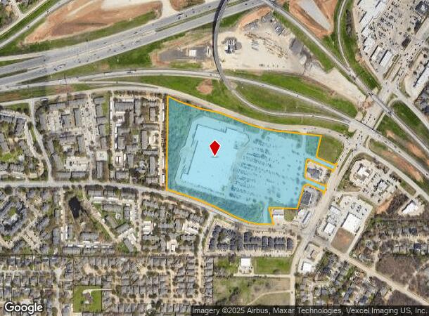  4800 Highway 287, Arlington, TX Parcel Map