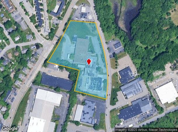 717 Plantation St, Worcester, MA Parcel Map
