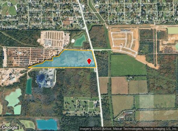 11501 Fm 2100 Rr Rd, Highlands, TX Parcel Map