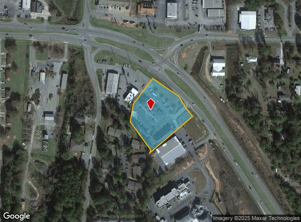  1605 E Lamar St, Americus, GA Parcel Map