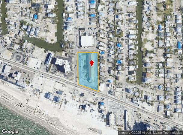  1661 Estero Blvd, Fort Myers Beach, FL Parcel Map