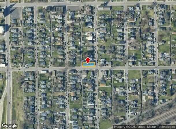  617 S Warren St, South Bend, IN Parcel Map