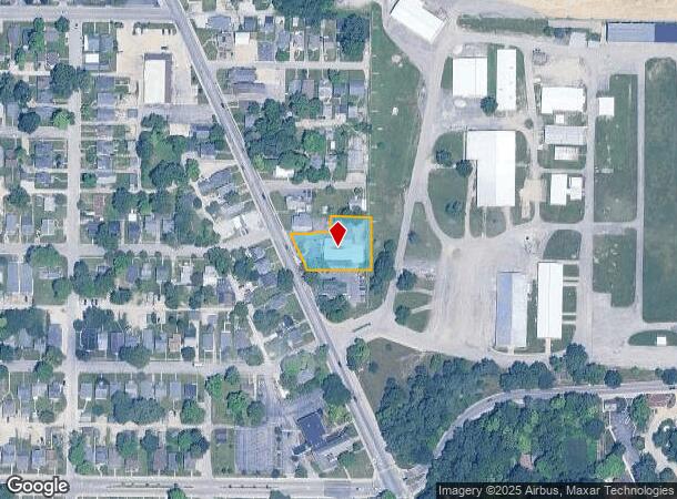  1316 N Wheeling Ave, Muncie, IN Parcel Map