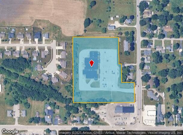 175 N Main St, Kouts, IN Parcel Map