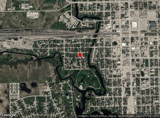  519 3Rd St Sw, Jamestown, ND Parcel Map