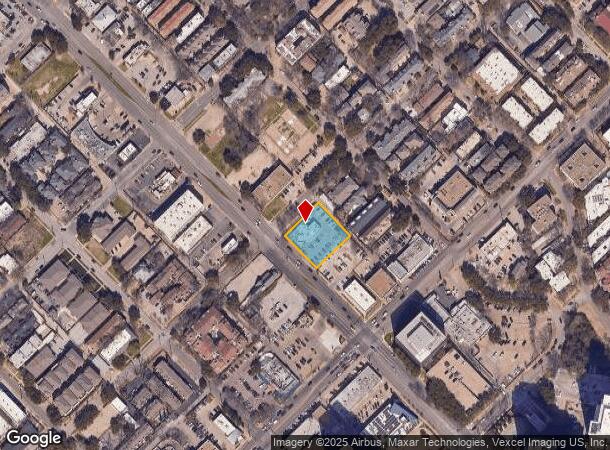 3826 Lemmon Ave, Dallas, TX Parcel Map