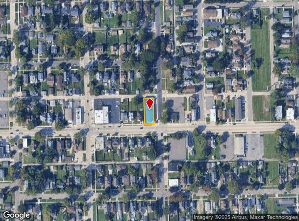1102 Oak St, Wyandotte, MI Parcel Map