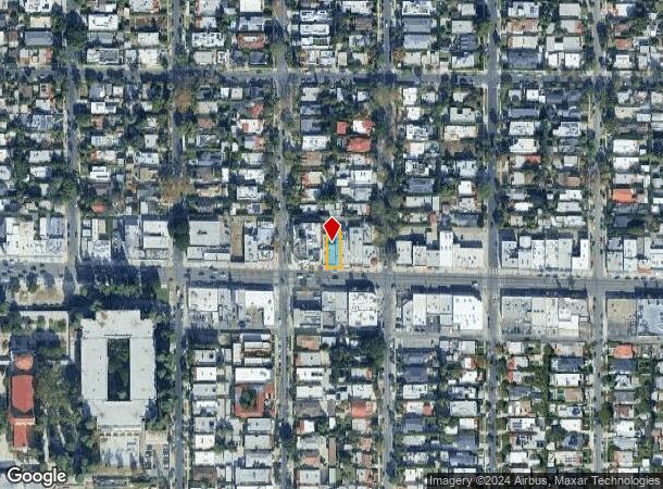  7665 Melrose Ave, Los Angeles, CA Parcel Map