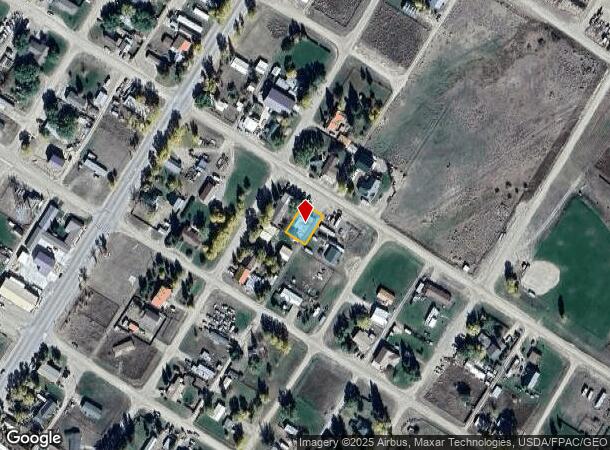 201 E 4Th St, Encampment, WY Parcel Map