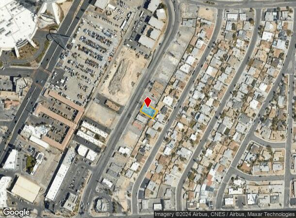  2033 Paradise Rd, Las Vegas, NV Parcel Map