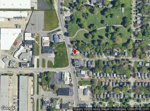  1425 S Main St, Akron, OH Parcel Map