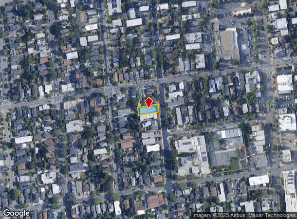 1610 Milvia St, Berkeley, CA Parcel Map