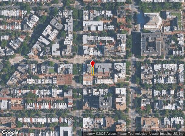  1636 R St Nw, Washington, DC Parcel Map