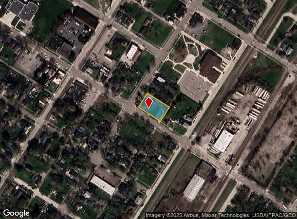 1107 E 3Rd St, Monroe, MI Parcel Map