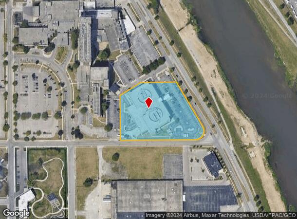  707 S Edwin C Moses Blvd, Dayton, OH Parcel Map