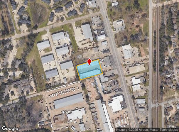 829 1/2 S Frazier St, Conroe, TX Parcel Map