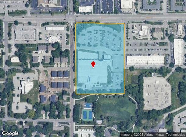 9875 W 87Th St, Overland Park, KS Parcel Map