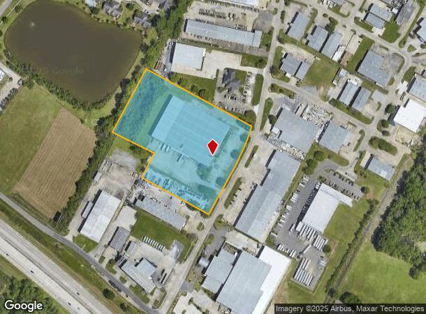  7150 Exchequer Dr, Baton Rouge, LA Parcel Map