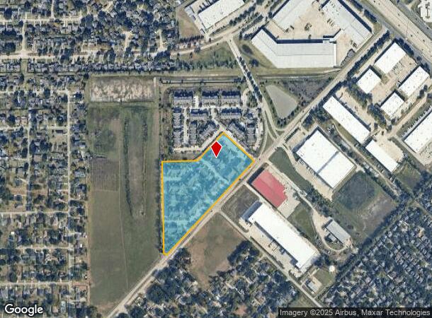  12700 Stafford Rd, Stafford, TX Parcel Map