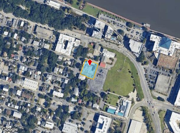  20 E Broad St, Savannah, GA Parcel Map