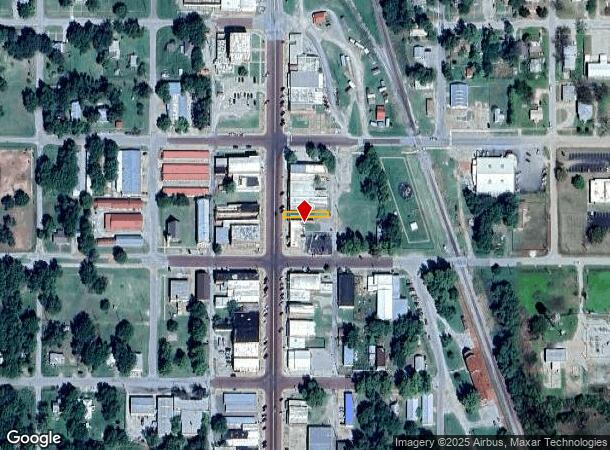 107 N Main St, Waurika, OK Parcel Map