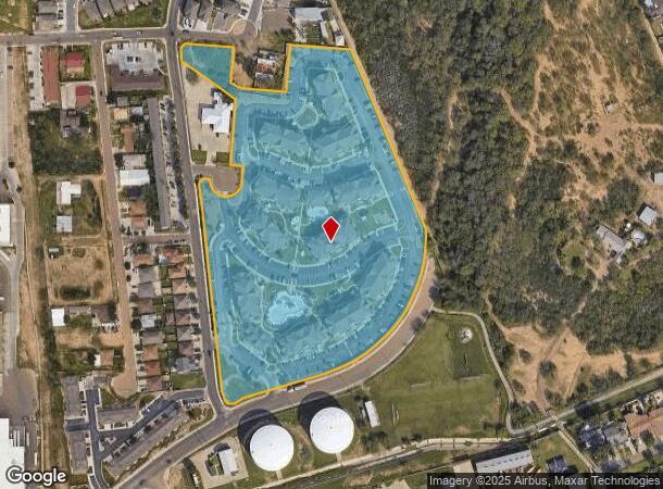 7402 Springfield Ave, Laredo, TX Parcel Map