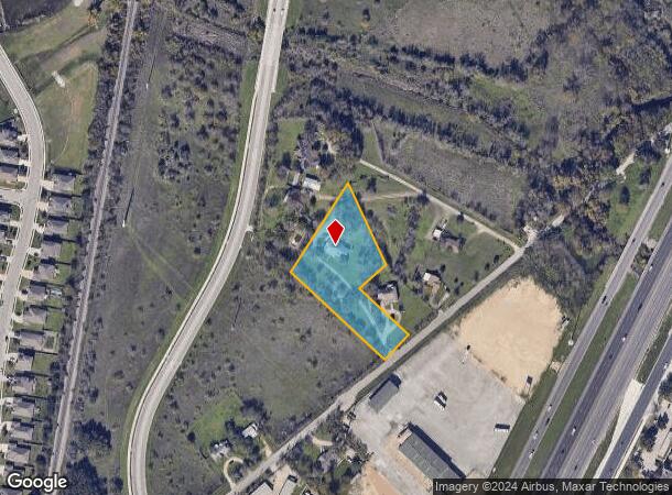  1701 N Burleson St, Kyle, TX Parcel Map