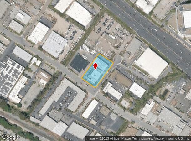 1450 Rollins Rd, Burlingame, CA Parcel Map