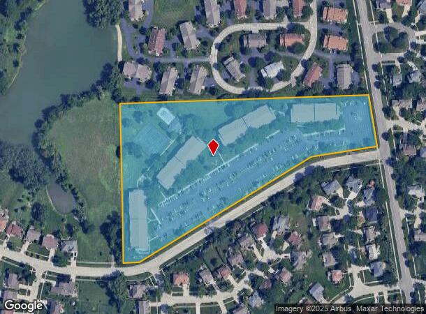  1436 Lakeview Dr, Darien, IL Parcel Map