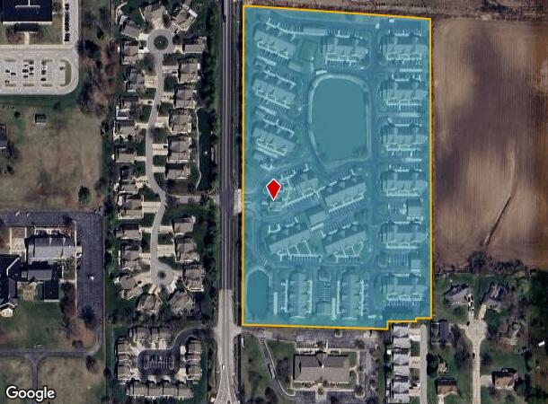  1600 Traditions Ct, Franklin, IN Parcel Map