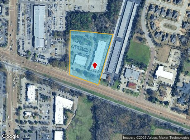  2028 W Poplar Ave, Collierville, TN Parcel Map
