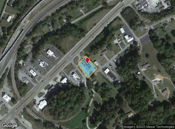  1527 S Roane St, Harriman, TN Parcel Map