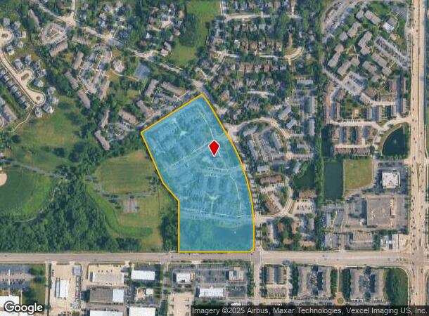  704 Greenwood Cir, Naperville, IL Parcel Map