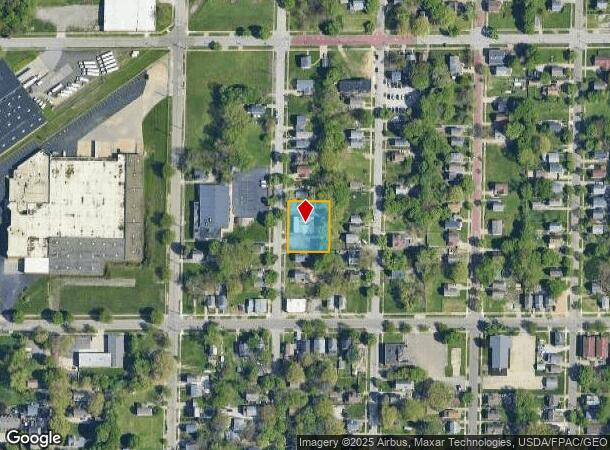  1295 Curtis St, Akron, OH Parcel Map