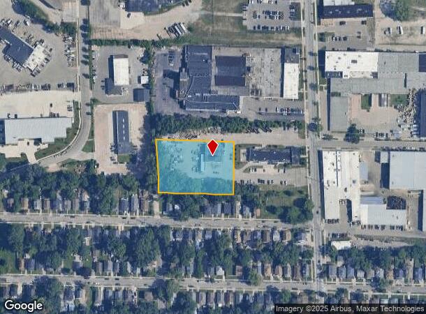  1547 Buchanan Ave Sw, Grand Rapids, MI Parcel Map
