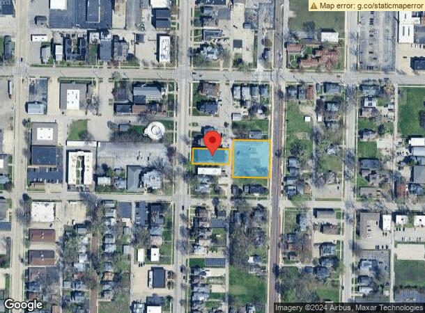  828 S 2Nd St, Springfield, IL Parcel Map