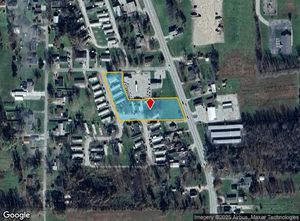 719 W Curtsinger Rd, Scottsburg, IN Parcel Map