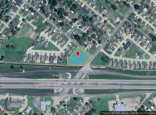 25Th St, Groves, TX Parcel Map