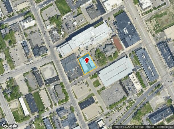  100 Parsons St, Detroit, MI Parcel Map