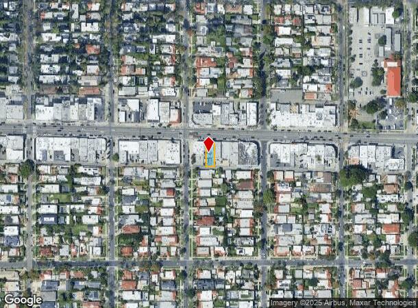  7274 Melrose Ave, Los Angeles, CA Parcel Map