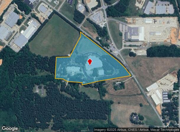  100 Hunter Pl, Youngsville, NC Parcel Map