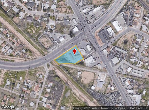  130 S Yarbrough Dr, El Paso, TX Parcel Map